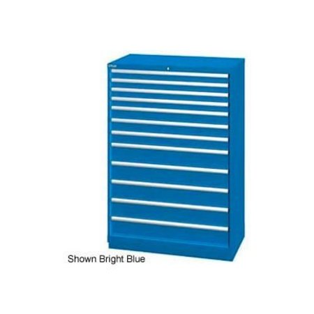 LISTA INTERNATIONAL Lista 40-1/4"W  Cabinet, 12 Drawer, 177 Compart - Classic Blue, Keyed Alike XSHS1350-1234CBKA